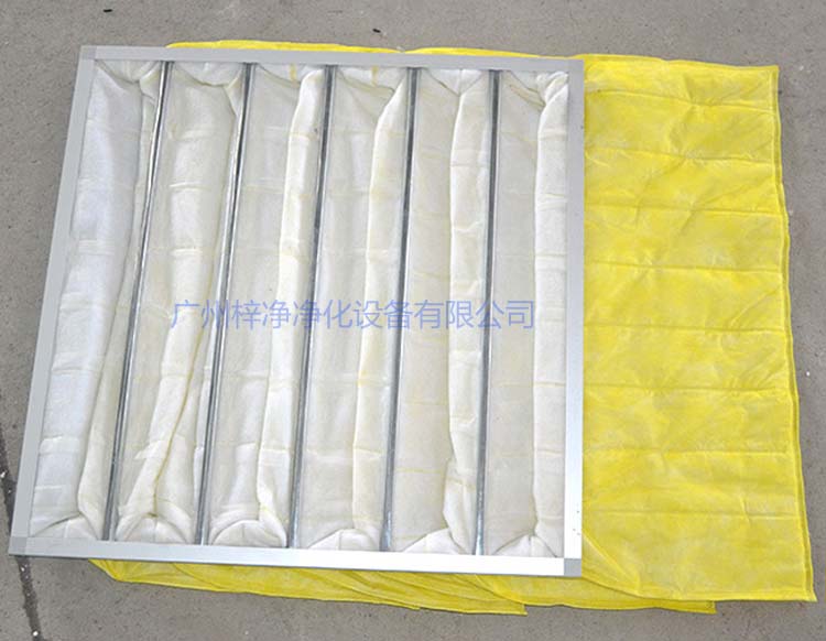 F8級(jí)袋式中效過濾器常用于凈化空調(diào)中級(jí)過濾。